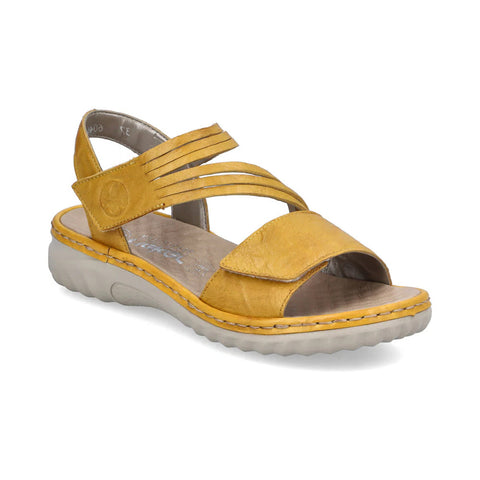 Rieker | Flat Sandal | 60464-68 | Yellow