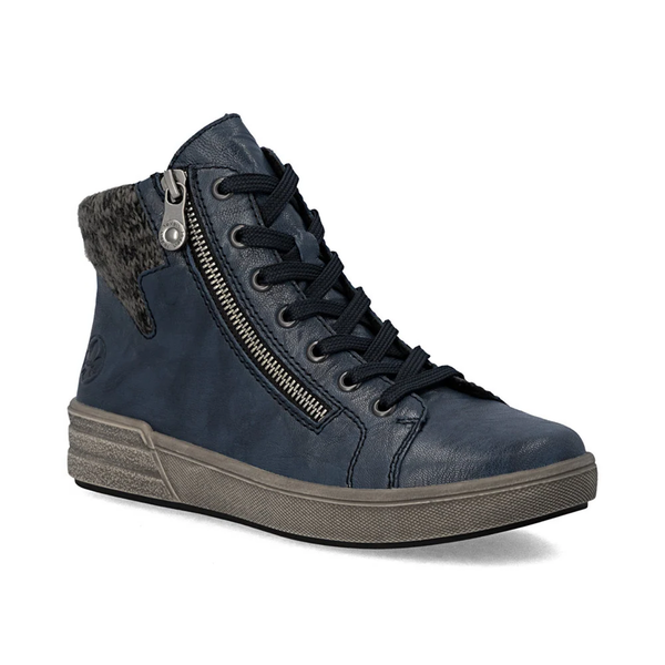 Rieker | Casual Zip Ankle Boot | X0709-14 | Navy
