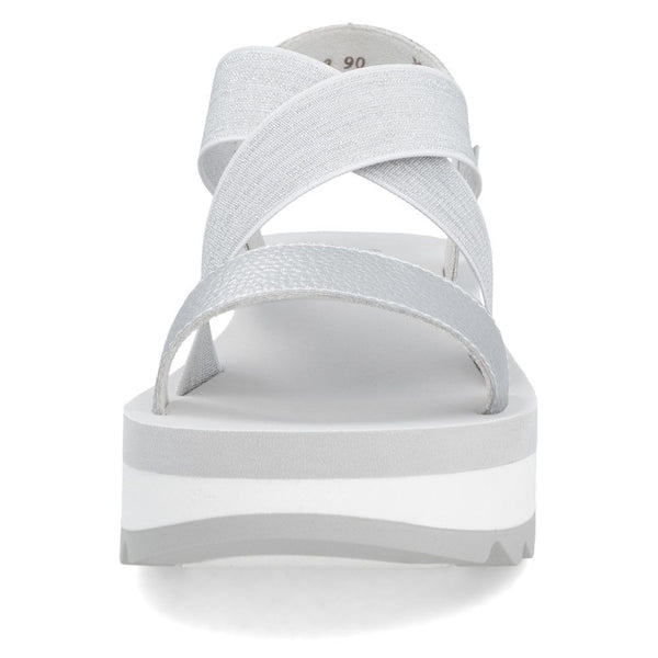 Rieker | Chunky Sandal | W3053-90 | Silver