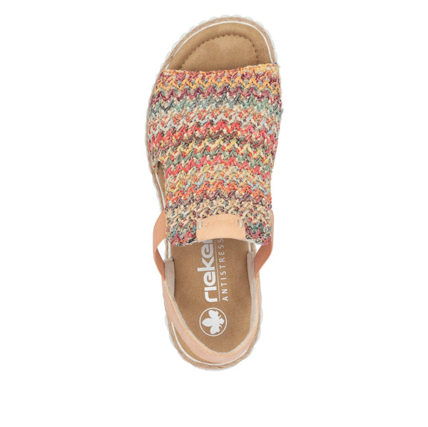 Rieker Wedge | 69172-92 | Multicoloured/Apricot