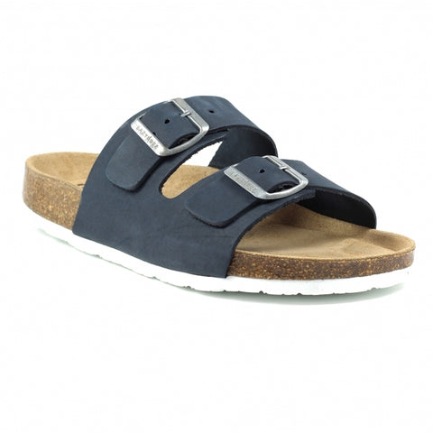 Lazy Dogz | Roco Suede Sandal | Navy