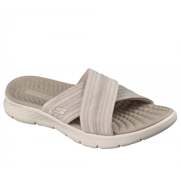 Go Flex Skechers Sandals Dark Taupe