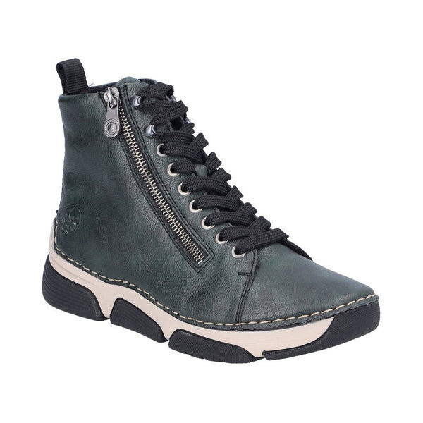 Rieker | 45920-54 Casual Lace Up Boot | Green