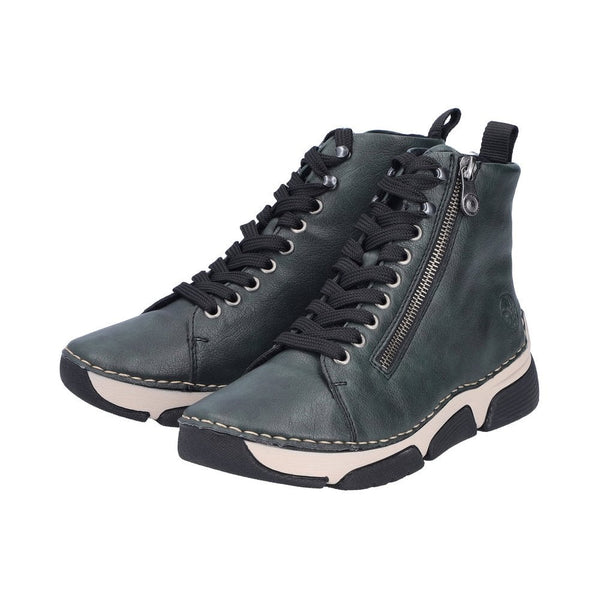 Rieker | 45920-54 Casual Lace Up Boot | Green