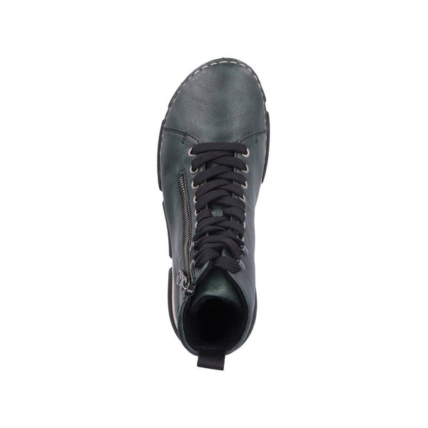 Rieker | 45920-54 Casual Lace Up Boot | Green