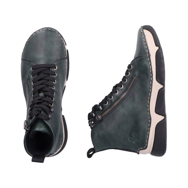 Rieker | 45920-54 Casual Lace Up Boot | Green