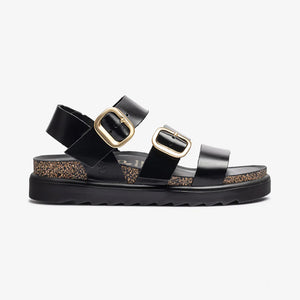 Yokono | Tunez-127 | Platform Sandal | Black