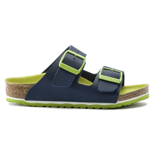 Birkenstock KIDS | Arizona | Desert Soil Vibrant Blue/ Lime | ONLINE EXCLUSIVE