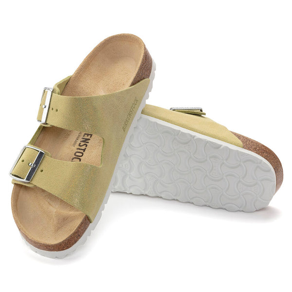 Birkenstock | Arizona Suede Leather | Shimmering Popcorn *ONLINE EXCLUSIVE*