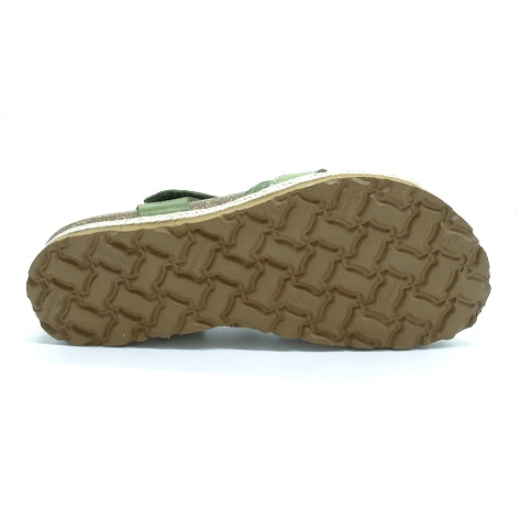 Yokono | Chipre-193 Flat Sandal | Malabo (Green)