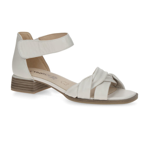 Caprice | Soft Leather Sandal 28202 | Off White