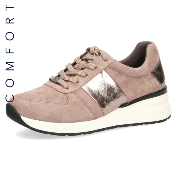 Caprice Trainer | 23707-27 | Taupe/Metallic