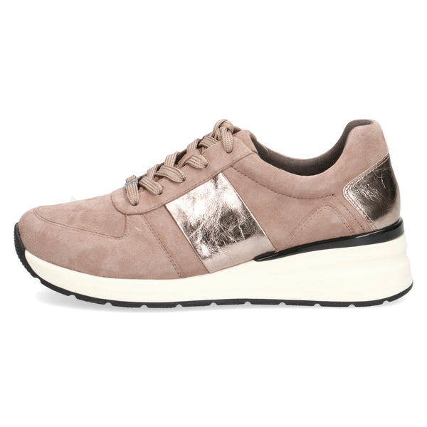 Caprice Trainer | 23707-27 | Taupe/Metallic