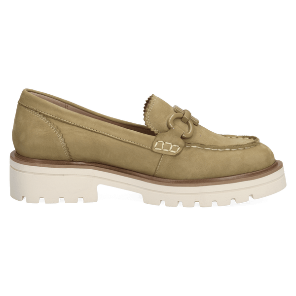 Caprice Chunky Loafer | 24706 | Green Nubuck