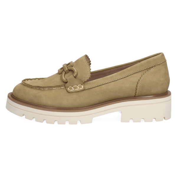 Caprice Chunky Loafer | 24706 | Green Nubuck