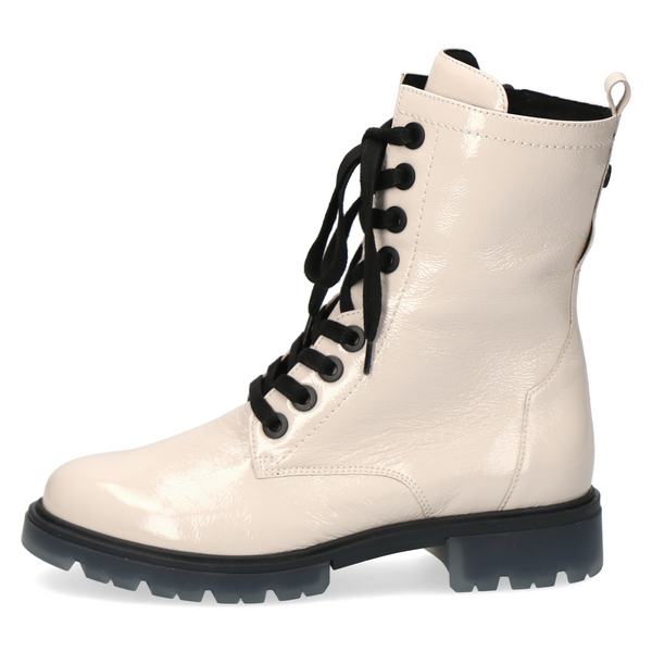 Caprice | Lace Up Ankle Boot 25251 | Patent Snow Leather