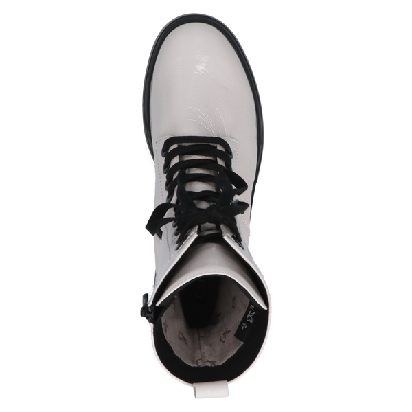 Caprice | Lace Up Ankle Boot 25251 | Patent Snow Leather