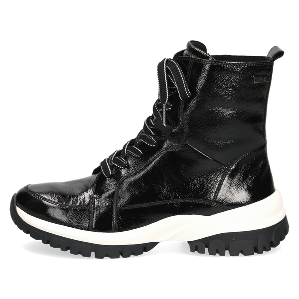 Caprice | Lace Up Ankle Boot 26259 | Patent Black