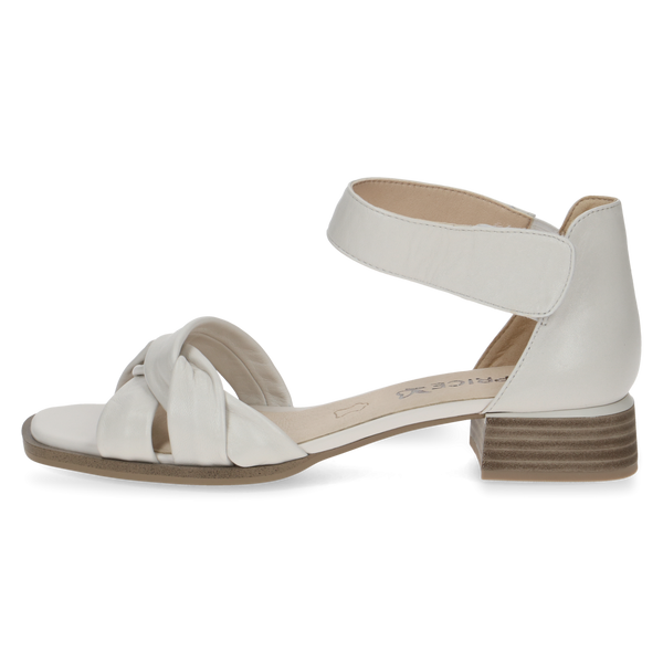 Caprice | Soft Leather Sandal 28202 | Off White