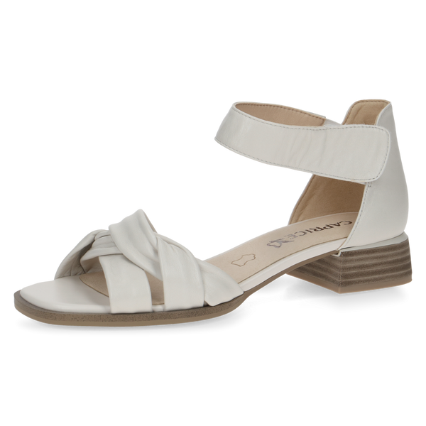 Caprice | Soft Leather Sandal 28202 | Off White