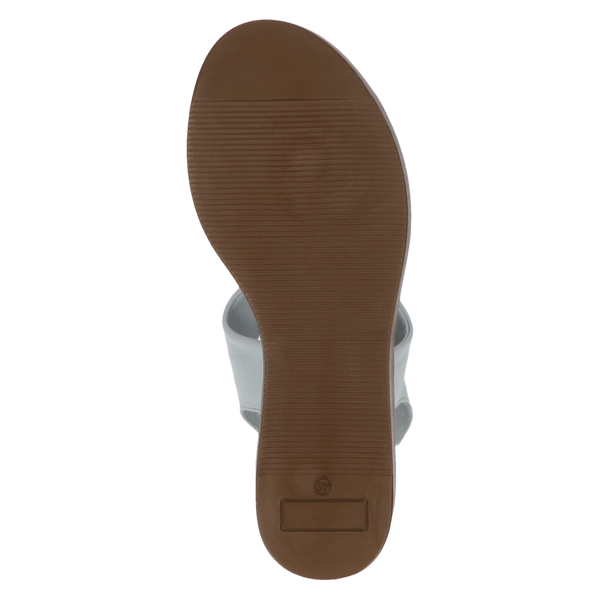 Caprice | Soft Leather Twist Sandal 28208 | White