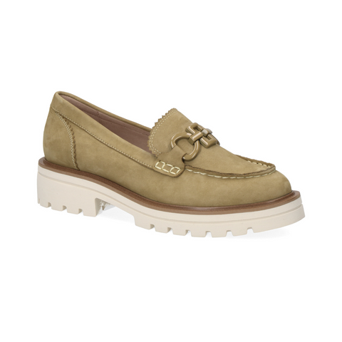 Caprice Chunky Loafer | 24706 | Green Nubuck