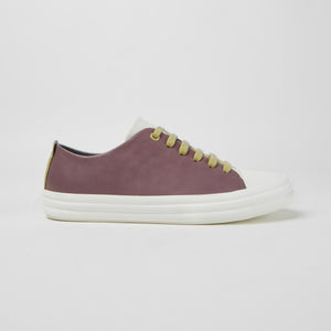 Camper Twins | Multicolour Leather Sneaker | Purple/Grey