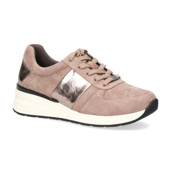 Caprice Trainer | 23707-27 | Taupe/Metallic