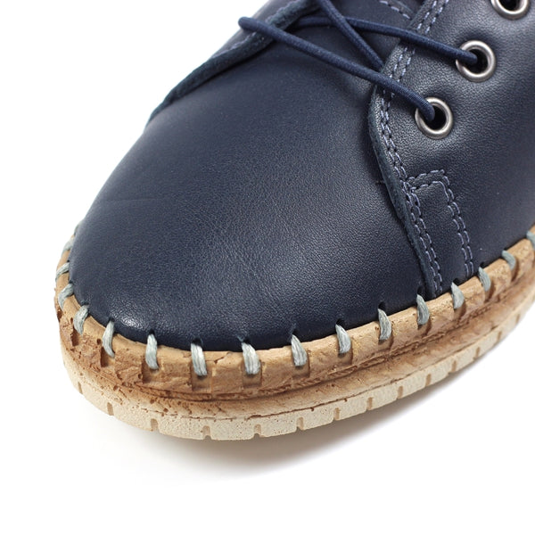 Lunar | Margate Leather Shoe | Navy