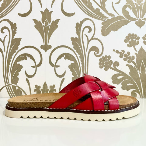 Yokono | Palma-139 Slip On Sandal | Red