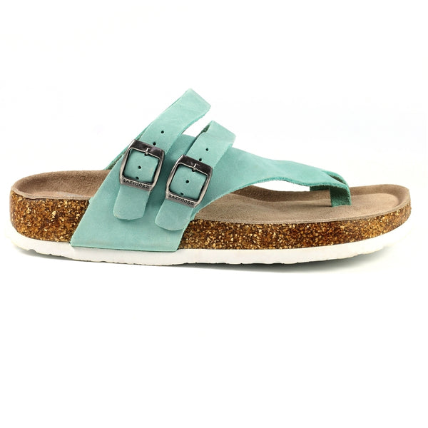 LazyDogz | Rebel Toe Loop Sandal | Aqua