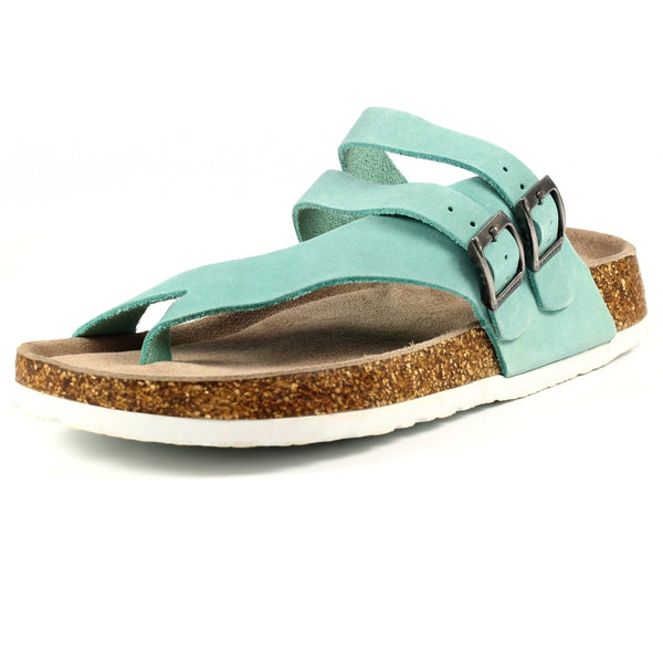 LazyDogz | Rebel Toe Loop Sandal | Aqua