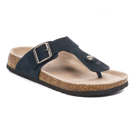 LazyDogz | Roxy Toe Post Sandal | Blue