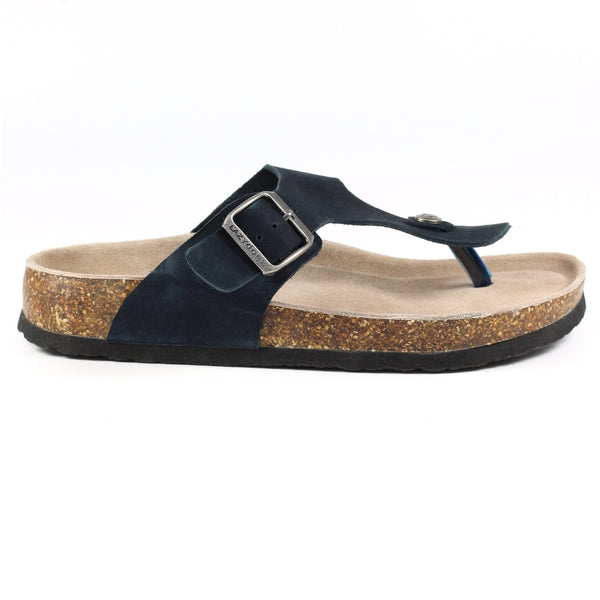 LazyDogz | Roxy Toe Post Sandal | Blue