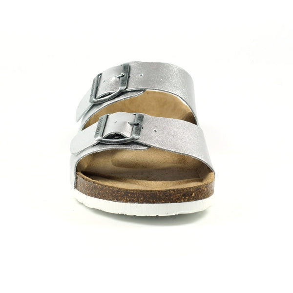 LazyDogz | Roco Open Toe Sandal | Silver